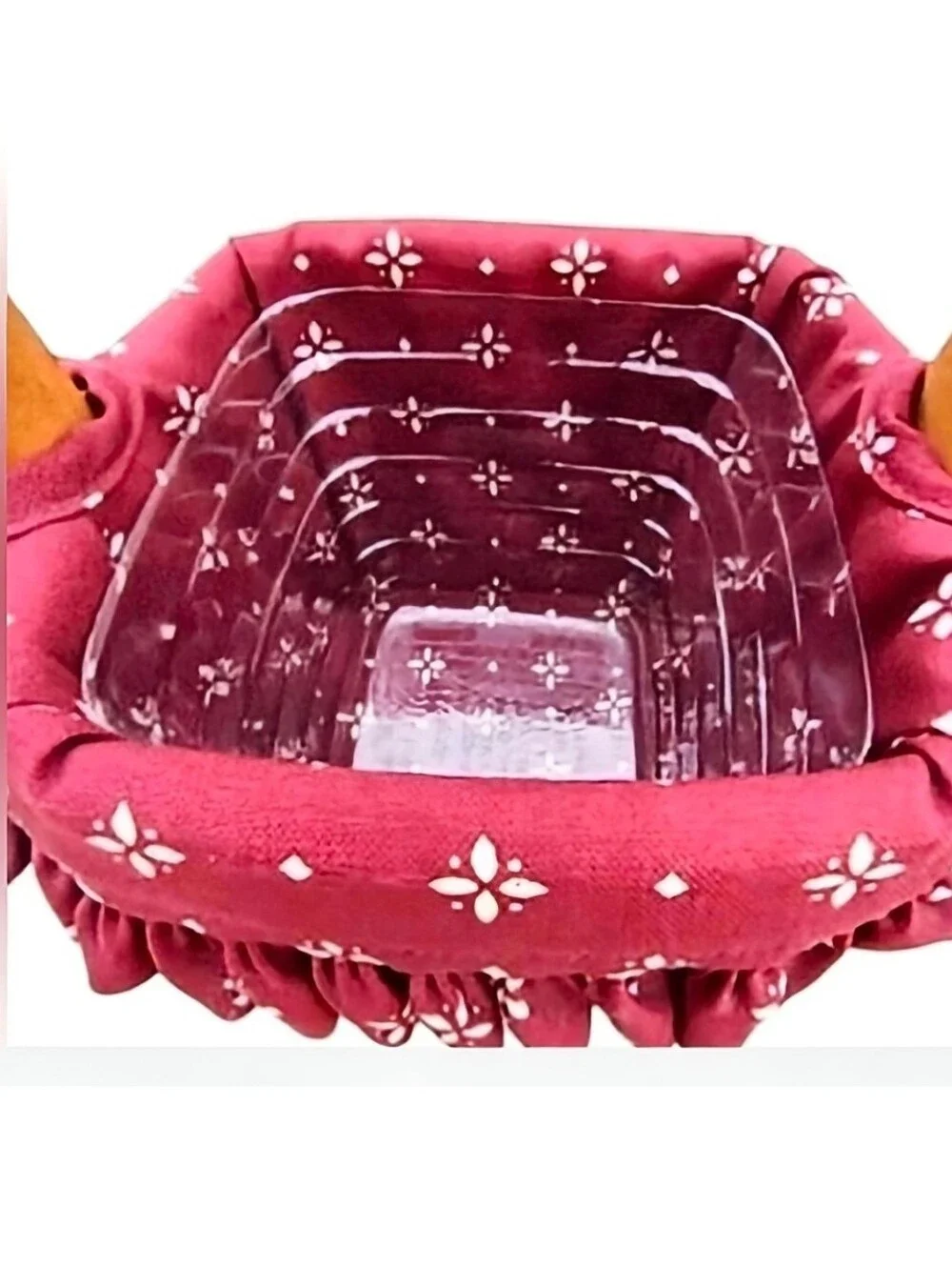 Vintage 1995 Longaberger Sweet Basil Peg Basket w/ Tie-ons, Liner and Protector